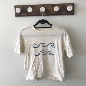 Madewell Wave cropped T